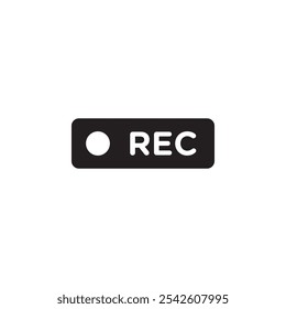 Signo de Vector blanco y negro del icono del registro