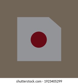 Record Icon conceptual design illustration vector