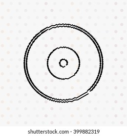 record icon  design 