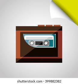 record icon  design 