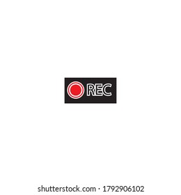 Record icon design ilustration vector