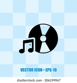 Record icon. Eps10