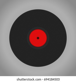 Record icon. Graphic template. Vector illustration