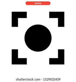 record icon isolated sign symbol vector illustration - high quality black style vector icons
