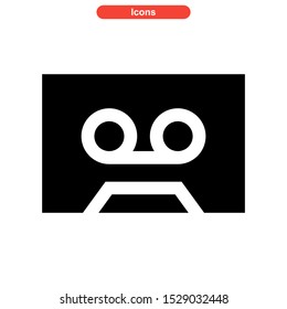 record icon isolated sign symbol vector illustration - high quality black style vector icons
