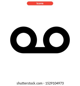 record icon isolated sign symbol vector illustration - high quality black style vector icons
