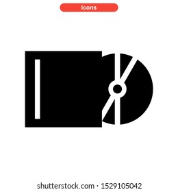 record icon isolated sign symbol vector illustration - high quality black style vector icons
