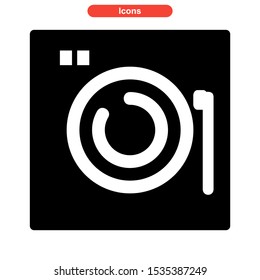record icon isolated sign symbol vector illustration - high quality black style vector icons

