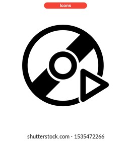 record icon isolated sign symbol vector illustration - high quality black style vector icons
