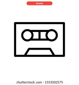 record icon isolated sign symbol vector illustration - high quality black style vector icons

