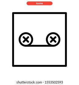 record icon isolated sign symbol vector illustration - high quality black style vector icons
