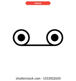 record icon isolated sign symbol vector illustration - high quality black style vector icons
