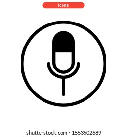 record icon isolated sign symbol vector illustration - high quality black style vector icons
