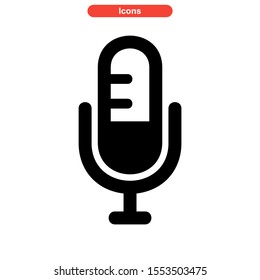 record icon isolated sign symbol vector illustration - high quality black style vector icons
