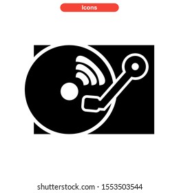 record icon isolated sign symbol vector illustration - high quality black style vector icons

