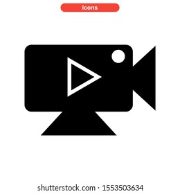 record icon isolated sign symbol vector illustration - high quality black style vector icons
