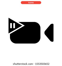 record icon isolated sign symbol vector illustration - high quality black style vector icons
