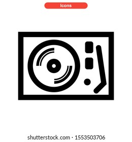 record icon isolated sign symbol vector illustration - high quality black style vector icons
