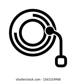 record icon isolated sign symbol vector illustration - high quality black style vector icons

