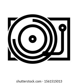 record icon isolated sign symbol vector illustration - high quality black style vector icons
