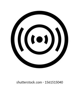 record icon isolated sign symbol vector illustration - high quality black style vector icons
