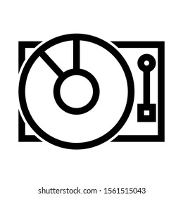 record icon isolated sign symbol vector illustration - high quality black style vector icons
