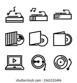record icon isolated sign symbol vector illustration - Collection of high quality black style vector icons
