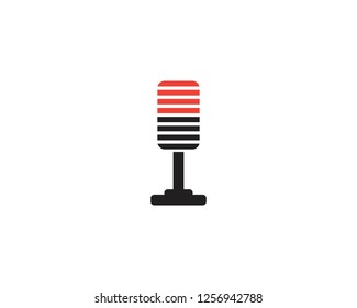 Record icon logo template