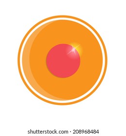 record icon icon on white background