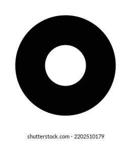Record icon on white background