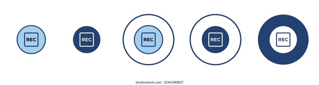 Ícone de registro Linha fina isolada