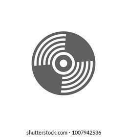 Record icon vector