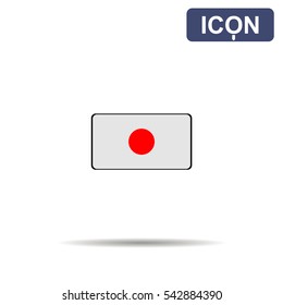 Record icon vector