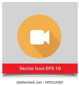 record icon Vector EPS 10 design template