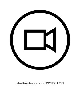 Record Icon Vector Symbol Design Illustration