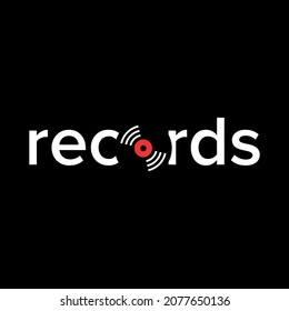 Record Logo Icon Vector Template Stock Vector (Royalty Free) 2077650136 ...