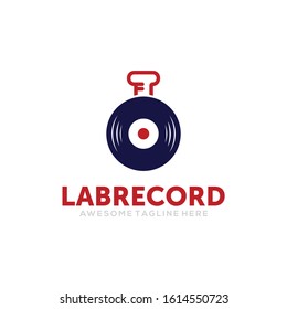 Record Logo Ilustration Design Vector Template