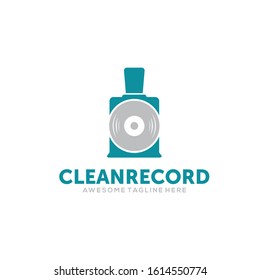 Record Logo Ilustration Design Vector Template