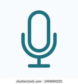 Record Microphone icon vector illustration EPS10. Sound concept