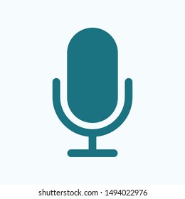 Record Microphone icon vector illustration EPS10. Sound concept