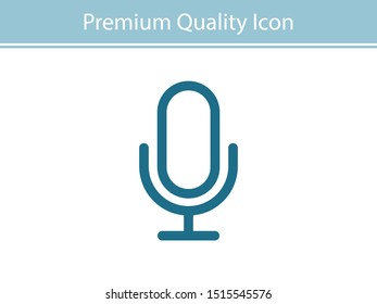Record Microphone icon vector illustration EPS10. Sound concept