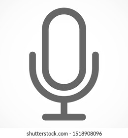 Record Microphone icon vector illustration EPS10. Sound concept