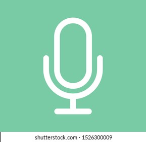Record Microphone icon vector illustration EPS10. Sound concept