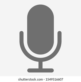 Record Microphone icon vector illustration EPS10. Sound concept