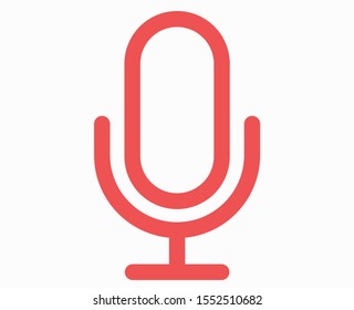 Record Microphone icon vector illustration EPS10.