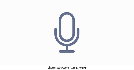 Record Microphone icon vector illustration EPS10. Sound concept