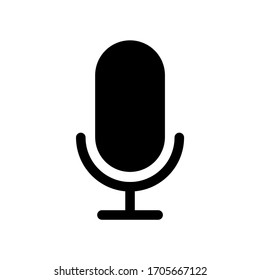 Record Microphone icon vector illustration EPS10. Sound concept
