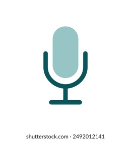 Record microphone mic vector icon. E-commerce sign. Graph symbol for your web site design, logo, app, UI