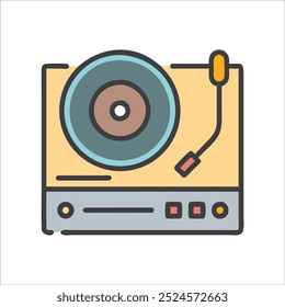 record player Icon on Audio Device