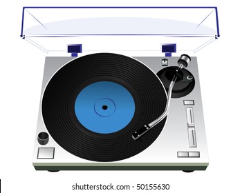 Record Player Vector